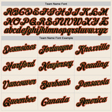 Load image into Gallery viewer, Custom Stitched Cream Black-Old Gold Sports Pullover Sweatshirt Hoodie