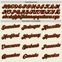 Load image into Gallery viewer, Custom Cream Black-Old Gold Performance T-Shirt