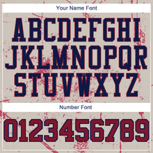Load image into Gallery viewer, Custom Stitched Cream Crimson-Navy 3D American Flag Fashion Sports Pullover Sweatshirt Hoodie