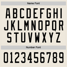 Load image into Gallery viewer, Custom Cream Black Hockey Jersey