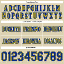 Load image into Gallery viewer, Custom Cream Royal-Gold Authentic Throwback Basketball Shorts