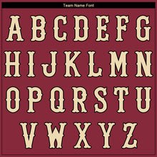 Load image into Gallery viewer, Custom Crimson City Cream-Black Authentic Baseball Jersey