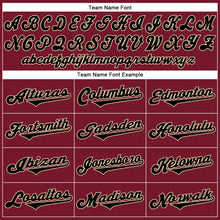 Load image into Gallery viewer, Custom Crimson Black-City Cream Authentic Throwback Rib-Knit Baseball Jersey Shirt