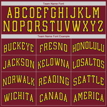 Load image into Gallery viewer, Custom Crimson Navy-Gold Authentic American Flag Fashion Baseball Jersey