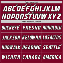 Load image into Gallery viewer, Custom Crimson White-Black Authentic Throwback Rib-Knit Baseball Jersey Shirt