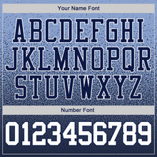 Load image into Gallery viewer, Custom Stitched Powder Blue White-Navy Fade Fashion Sports Pullover Sweatshirt Hoodie