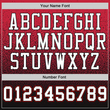 Load image into Gallery viewer, Custom Stitched Black Red-White Fade Fashion Sports Pullover Sweatshirt Hoodie