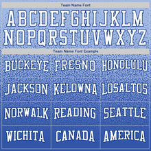 Load image into Gallery viewer, Custom Stitched Light Blue White-Royal Fade Fashion Sports Pullover Sweatshirt Hoodie