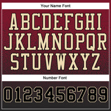 Load image into Gallery viewer, Custom Stitched Crimson Black-Cream Fade Fashion Sports Pullover Sweatshirt Hoodie