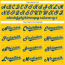 Load image into Gallery viewer, Custom Gold Green-White Authentic Throwback Rib-Knit Baseball Jersey Shirt