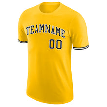 Load image into Gallery viewer, Custom Gold Black-White Performance T-Shirt