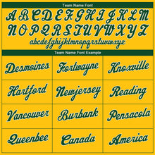 Load image into Gallery viewer, Custom Gold Green-White Performance T-Shirt