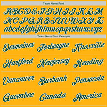 Load image into Gallery viewer, Custom Gold Green-White Authentic Baseball Jersey