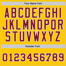 Load image into Gallery viewer, Custom Gold Navy-Light Blue Authentic Baseball Jersey