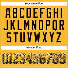 Load image into Gallery viewer, Custom Gold Black-White Authentic Drift Fashion Baseball Jersey