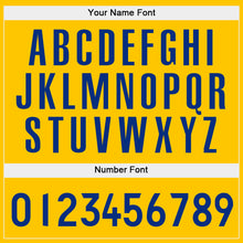 Load image into Gallery viewer, Custom Stitched Gold Royal Sports Pullover Sweatshirt Hoodie