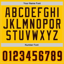 Load image into Gallery viewer, Custom Stitched Gold Brown-Orange Sports Pullover Sweatshirt Hoodie