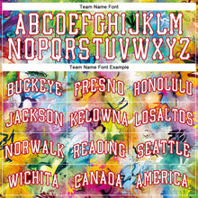 Load image into Gallery viewer, Custom Scratch Graffiti Pattern White-Red 3D Authentic Basketball Jersey