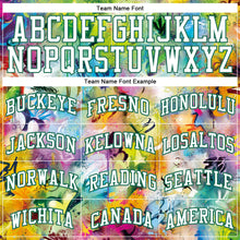 Load image into Gallery viewer, Custom Scratch Graffiti Pattern White-Kelly Green 3D Authentic Basketball Jersey