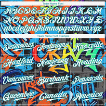 Load image into Gallery viewer, Custom Graffiti Pattern White-Aqua 3D Performance T-Shirt