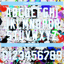 Load image into Gallery viewer, Custom Splashes Graffiti Pattern White-Light Blue 3D Performance T-Shirt