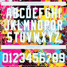 Load image into Gallery viewer, Custom Stitched Graffiti Bright Psychedelic Pattern White-Light Blue 3D Sports Pullover Sweatshirt Hoodie