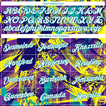 Load image into Gallery viewer, Custom Stitched Graffiti Pattern White-Aqua 3D Sports Pullover Sweatshirt Hoodie