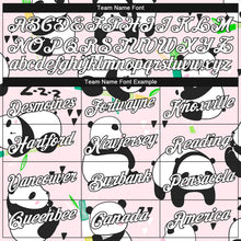 Load image into Gallery viewer, Custom Stitched Graffiti Pattern White-Black 3D Panda Sports Pullover Sweatshirt Hoodie