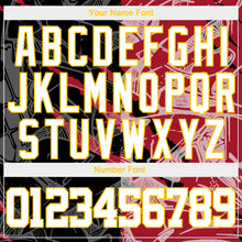 Load image into Gallery viewer, Custom Stitched Graffiti Pattern White-Gold 3D Sports Pullover Sweatshirt Hoodie