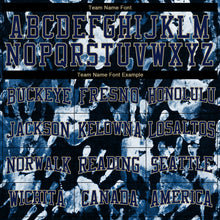 Load image into Gallery viewer, Custom Stitched Graffiti Pattern Navy-Vegas Gold 3D Sports Pullover Sweatshirt Hoodie