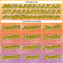 Load image into Gallery viewer, Custom Graffiti Pattern Gold-Black 3D Authentic Baseball Jersey