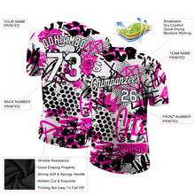 Load image into Gallery viewer, Custom Graffiti Pattern White-Black 3D Performance T-Shirt