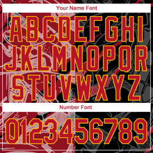 Load image into Gallery viewer, Custom Graffiti Pattern Red-Gold 3D Performance T-Shirt