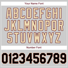 Load image into Gallery viewer, Custom Gray Black-City Cream Authentic Baseball Jersey