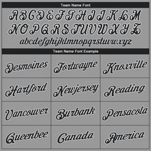 Load image into Gallery viewer, Custom Gray Black-White Performance T-Shirt