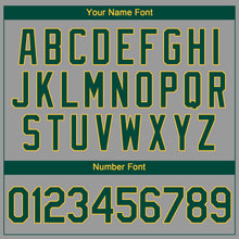 Load image into Gallery viewer, Custom Gray Green-Gold Performance T-Shirt