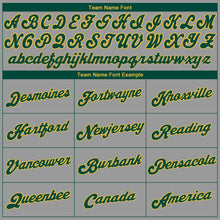 Load image into Gallery viewer, Custom Gray Green-Gold Performance T-Shirt