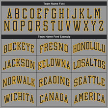 Load image into Gallery viewer, Custom Gray Black-Gold Performance T-Shirt