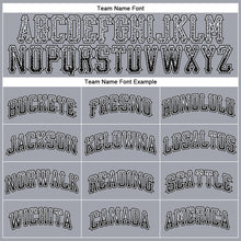Load image into Gallery viewer, Custom Gray Black-White Authentic Drift Fashion Baseball Jersey