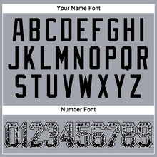 Load image into Gallery viewer, Custom Gray Black-White Authentic Drift Fashion Baseball Jersey