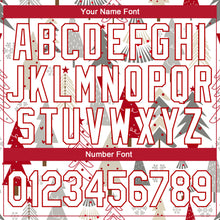 Load image into Gallery viewer, Custom Gray White-Red Christmas 3D Performance T-Shirt