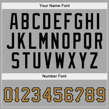 Load image into Gallery viewer, Custom Stitched Gray Old Gold-Black Sports Pullover Sweatshirt Hoodie