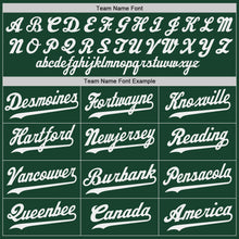 Load image into Gallery viewer, Custom Green White-Gold Authentic Baseball Jersey