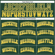 Load image into Gallery viewer, Custom Green Gold-White Authentic Drift Fashion Baseball Jersey