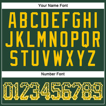 Load image into Gallery viewer, Custom Green Gold-White Authentic Drift Fashion Baseball Jersey