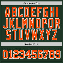 Load image into Gallery viewer, Custom Stitched Green Orange-White Sports Pullover Sweatshirt Hoodie