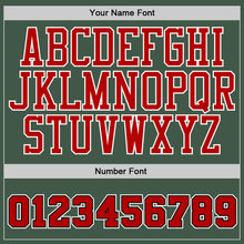 Load image into Gallery viewer, Custom Stitched Green Red-Black Sports Pullover Sweatshirt Hoodie