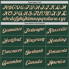 Load image into Gallery viewer, Custom Green Cream-Black Performance T-Shirt