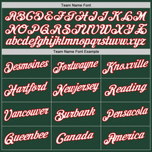 Load image into Gallery viewer, Custom Green White-Red Performance T-Shirt