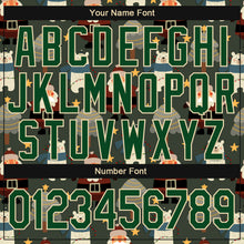 Load image into Gallery viewer, Custom Stitched Green Green-Cream Christmas 3D Sports Pullover Sweatshirt Hoodie